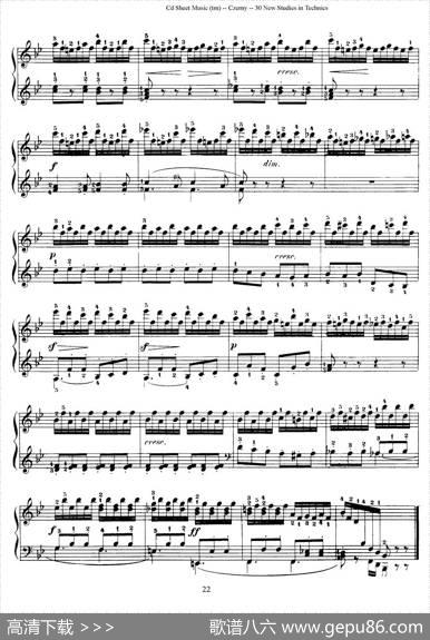 Czerny-30NewStudies-13（车尔尼Op849-30首练习曲）|Czerny
