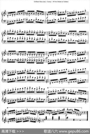 Czerny-30NewStudies-30(车尔尼Op849-30首练习曲)|Czerny - 图2 Czerny-30NewStudies-30(车尔尼Op849-30首练习曲)|Czerny