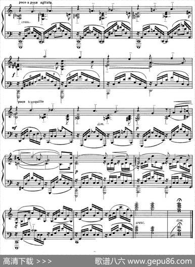 拉赫玛尼诺夫音画练习曲3EtudestableauxOp.33No.3|拉赫玛尼诺夫 - 图3 拉赫玛尼诺夫音画练习曲3EtudestableauxOp.33No.3|拉赫玛尼诺夫