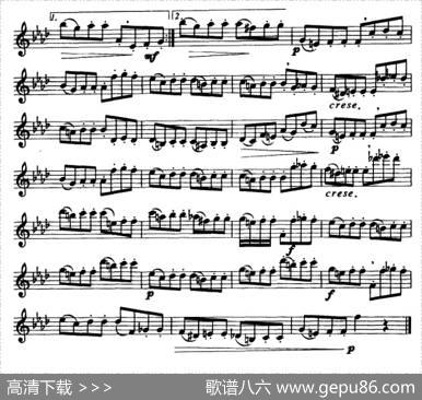 E大调、#c小调、bA大调、f小调、半音阶及3首练习曲