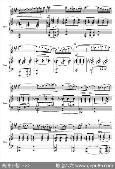 Aria咏叹调(萨克斯+钢琴) - 图3 Aria咏叹调(萨克斯+钢琴)