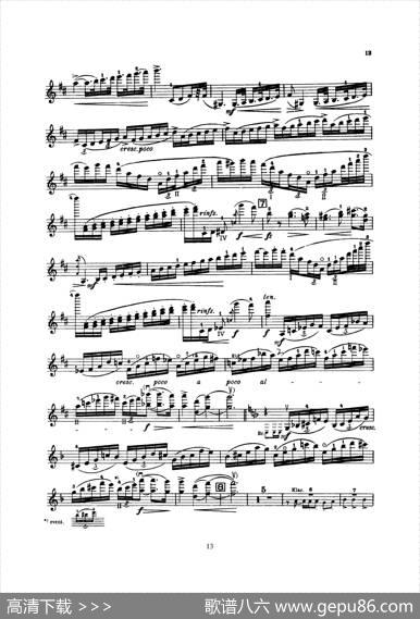 ConcertoinDMinorOp.47（小提琴分谱）|Sibelius（西贝柳斯）