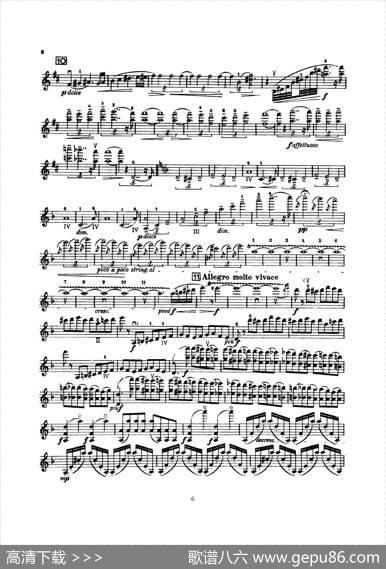 ConcertoinDMinorOp.47（小提琴分谱）|Sibelius（西贝柳斯）