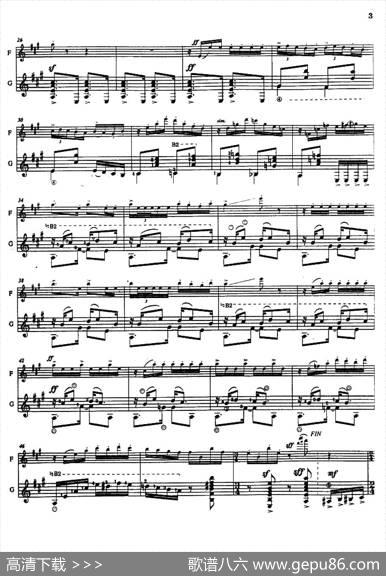 HistoireduTango:1、Bordel1900(长笛+吉他)|皮亚佐拉 - 图2 HistoireduTango:1、Bordel1900(长笛+吉他)|皮亚佐拉