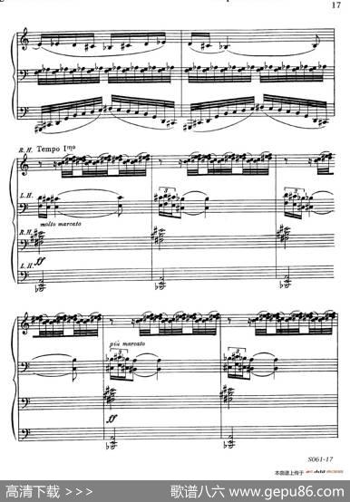 Poemsof1917Op.41（1917之诗4.被侵略者的愤怒）|里奥·奥恩斯坦(LeoOrnstein）
