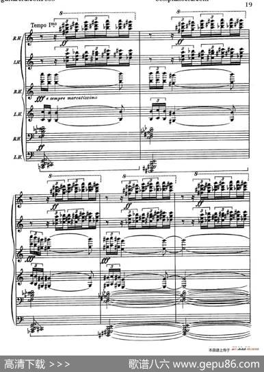 Poemsof1917Op.41（1917之诗4.被侵略者的愤怒）|里奥·奥恩斯坦(LeoOrnstein）