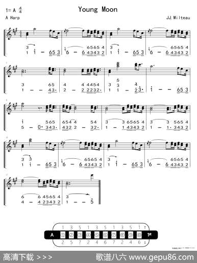 曲谱・十孔口琴【YoungMoon】[pdf]下载