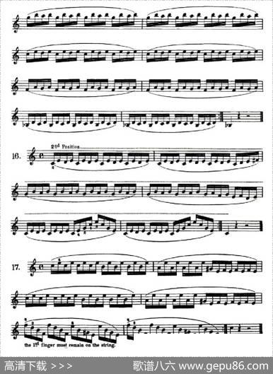 SchoolofMechanism,Op.74（小提琴技巧练习13——22）|丹克拉