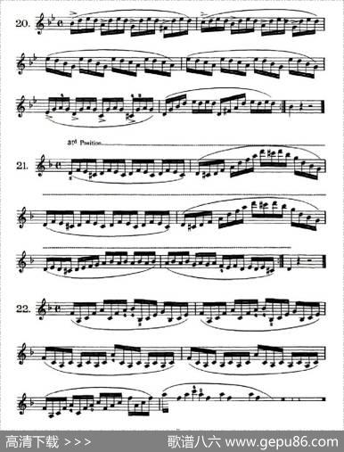 SchoolofMechanism,Op.74（小提琴技巧练习13——22）|丹克拉