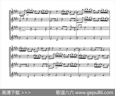 KanoninDDur（卡农四重奏）