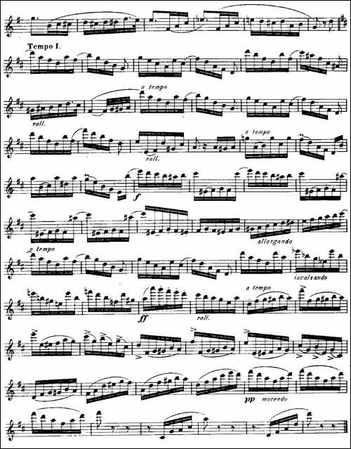 柯勒长笛练习曲作品33号-第二册-7-长笛五线谱|长笛谱