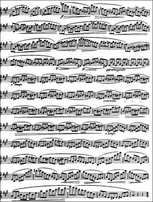 柯勒长笛练习曲作品33号-第三册-3-长笛五线谱|长笛谱