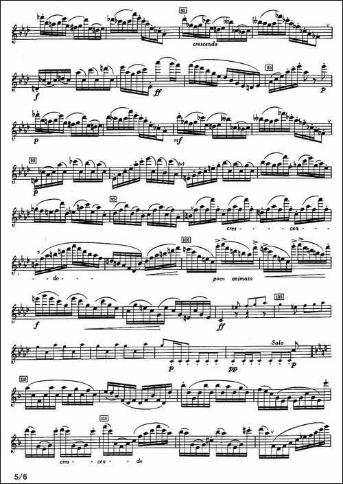 fantaisie-sur-un-air-de-Schubert-长笛五线谱|长笛谱