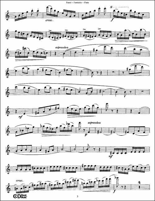 Fantaisie-Op.79-幻想曲-作品79号-长笛五线谱|长笛谱