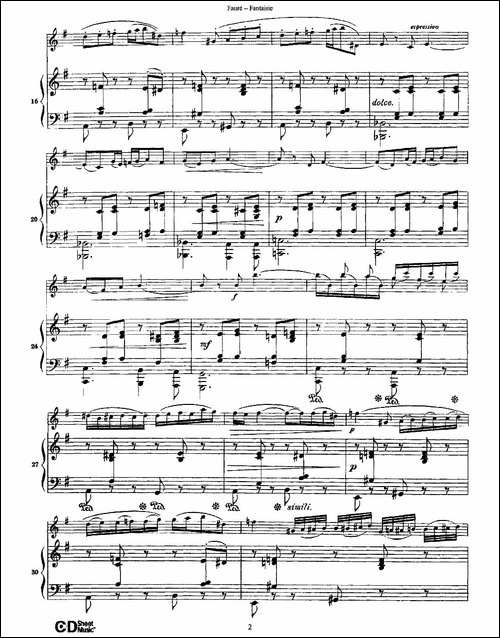 Fantaisie-Op.79-幻想曲-作品79号-长笛+钢琴伴-长笛五线谱|长笛谱