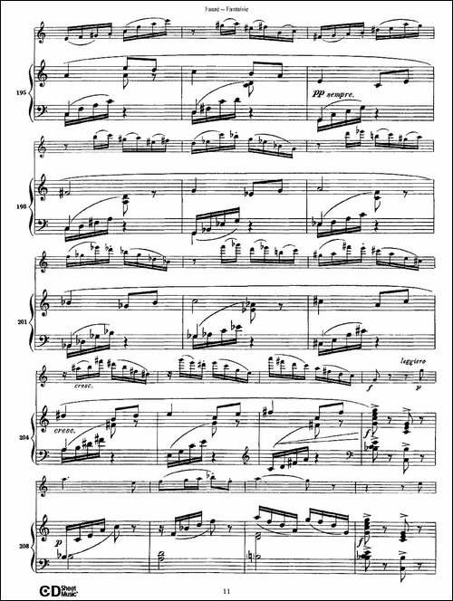 Fantaisie-Op.79-幻想曲-作品79号-长笛+钢琴伴-长笛五线谱|长笛谱