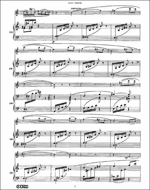 Fantaisie-Op.79-幻想曲-作品79号-长笛+钢琴伴-长笛五线谱|长笛谱