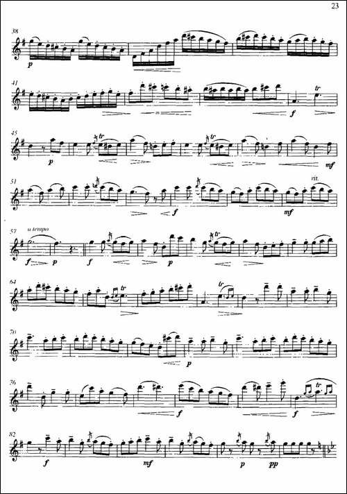 第二单元-中高级练习:连奏与清晰吹奏练习-乐曲-长笛五线谱|长笛谱 - 图2 第二单元-中高级练习:连奏与清晰吹奏练习-乐曲-长笛五线谱|长笛谱