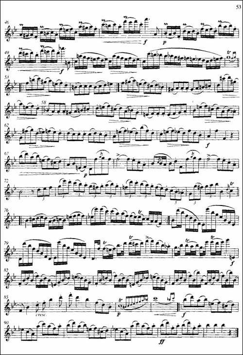 第二单元-中高级练习:装饰音吹奏练习-练习曲-长笛五线谱|长笛谱 - 图3 第二单元-中高级练习:装饰音吹奏练习-练习曲-长笛五线谱|长笛谱