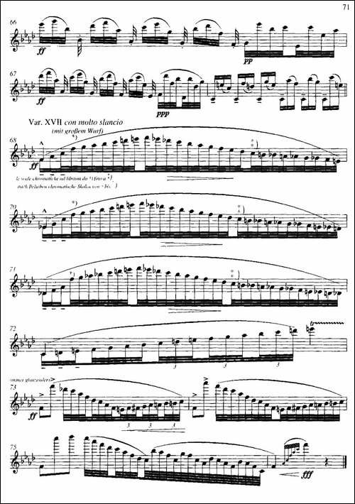 第二单元-中高级练习：节奏练习-乐曲：夏空舞曲-长笛五线谱|长笛谱