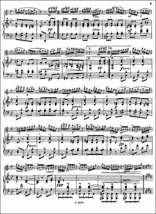 Die-Mühle-Op.55-No.4-长笛+钢琴伴奏-长笛五线谱|长笛谱