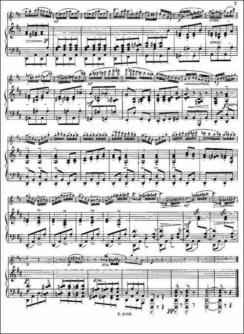 Die-Mühle-Op.55-No.4-长笛+钢琴伴奏-长笛五线谱|长笛谱