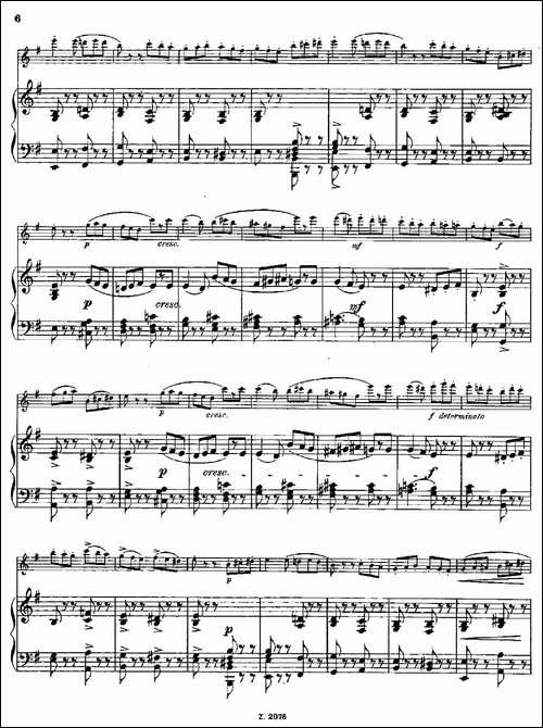 Tarantelle-Op.55-No.8-长笛+钢琴伴奏-长笛五线谱|长笛谱