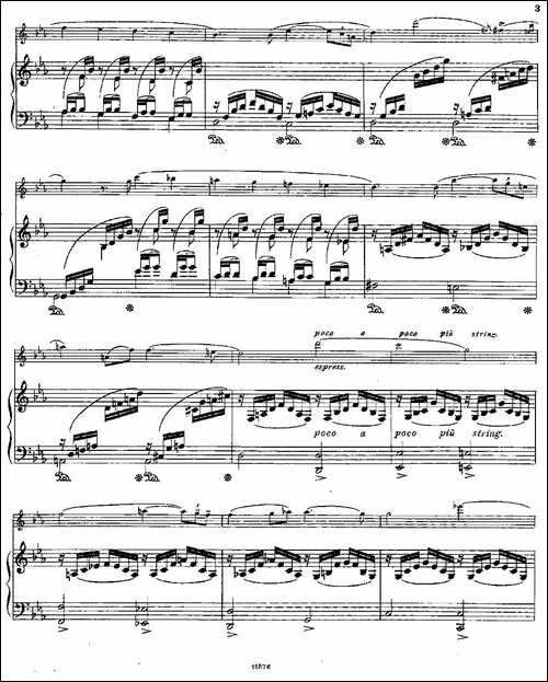 Le-Calme-Op.57-No.1-长笛+钢琴伴奏-长笛五线谱|长笛谱