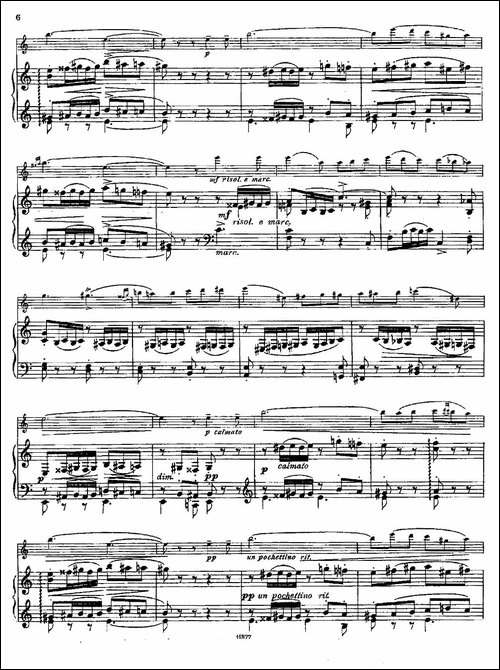 Serenade-melancolique-Op.57-No.2-长笛+钢琴-长笛五线谱|长笛谱