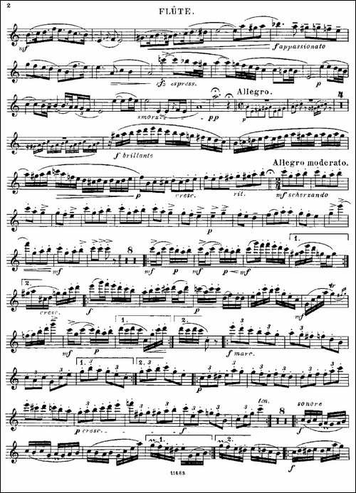 Fantaisies-nationales.-Hongrois.-Op.59-No.-长笛五线谱|长笛谱
