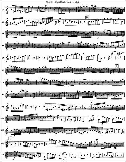 匡茨G大调长笛二重奏Op.2——Flute-2-No.2-长笛五线谱|长笛谱