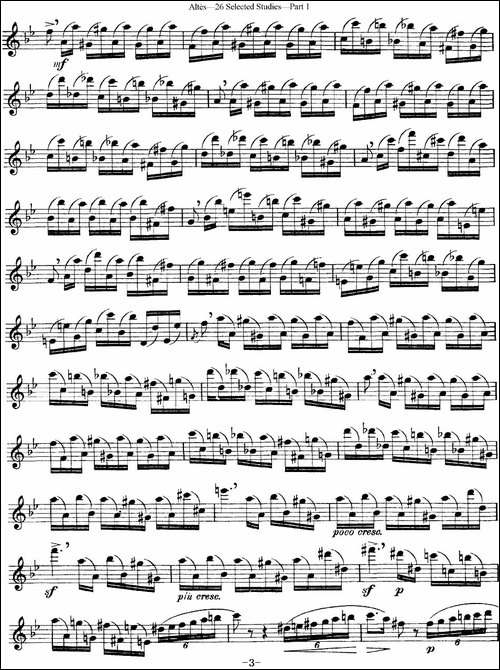 阿尔泰斯26首精选长笛练习曲-NO.10-长笛五线谱|长笛谱 - 图3 阿尔泰斯26首精选长笛练习曲-NO.10-长笛五线谱|长笛谱