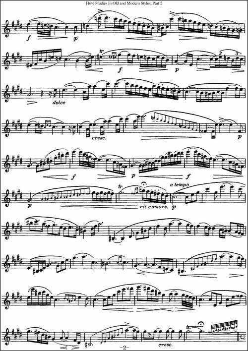 斯勒新老风格长笛练习重奏曲-第二-NO.21-长笛五线谱|长笛谱 - 图2 斯勒新老风格长笛练习重奏曲-第二-NO.21-长笛五线谱|长笛谱