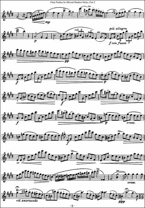 斯勒新老风格长笛练习重奏曲-第二-NO.21-长笛五线谱|长笛谱 - 图4 斯勒新老风格长笛练习重奏曲-第二-NO.21-长笛五线谱|长笛谱