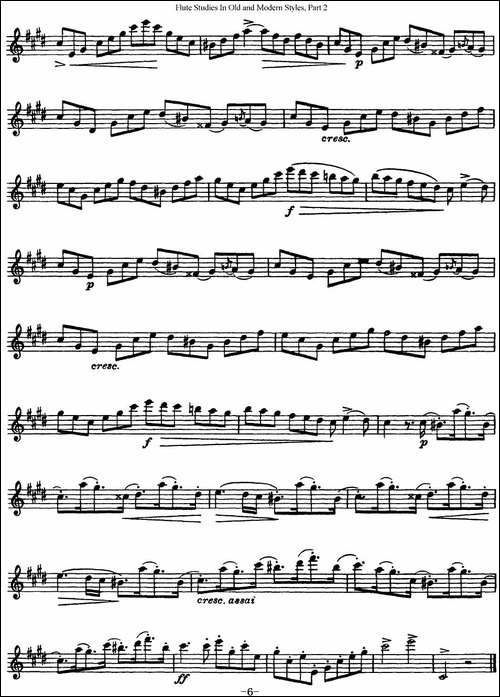 斯勒新老风格长笛练习重奏曲-第二-NO.21-长笛五线谱|长笛谱 - 图6 斯勒新老风格长笛练习重奏曲-第二-NO.21-长笛五线谱|长笛谱