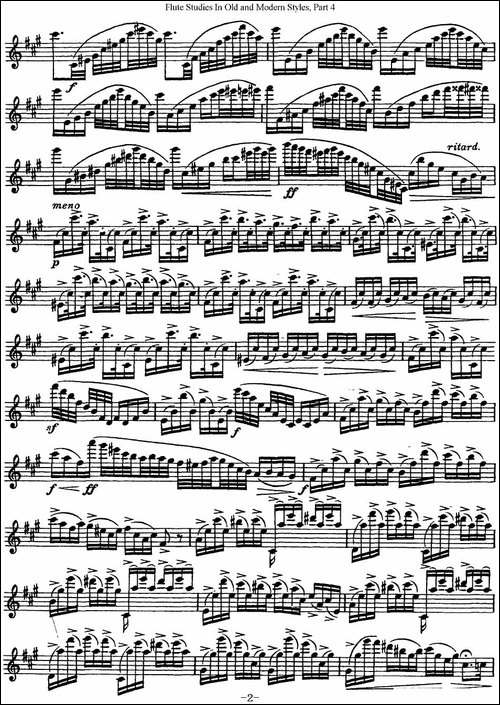 斯勒新老风格长笛练习重奏曲-第四-NO.17-NO.18-长笛五线谱|长笛谱 - 图2 斯勒新老风格长笛练习重奏曲-第四-NO.17-NO.18-长笛五线谱|长笛谱