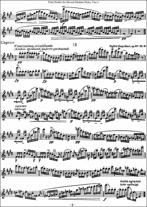 斯勒新老风格长笛练习重奏曲-第四-NO.17-NO.18-长笛五线谱|长笛谱 - 图4 斯勒新老风格长笛练习重奏曲-第四-NO.17-NO.18-长笛五线谱|长笛谱