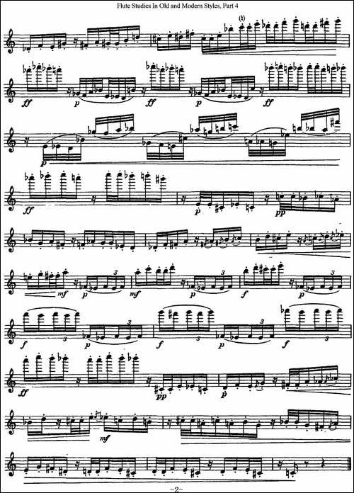 斯勒新老风格长笛练习重奏曲-第四-NO.24-长笛五线谱|长笛谱 - 图2 斯勒新老风格长笛练习重奏曲-第四-NO.24-长笛五线谱|长笛谱