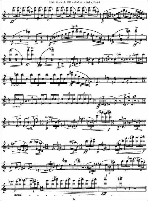 斯勒新老风格长笛练习重奏曲-第四-NO.24-长笛五线谱|长笛谱 - 图6 斯勒新老风格长笛练习重奏曲-第四-NO.24-长笛五线谱|长笛谱