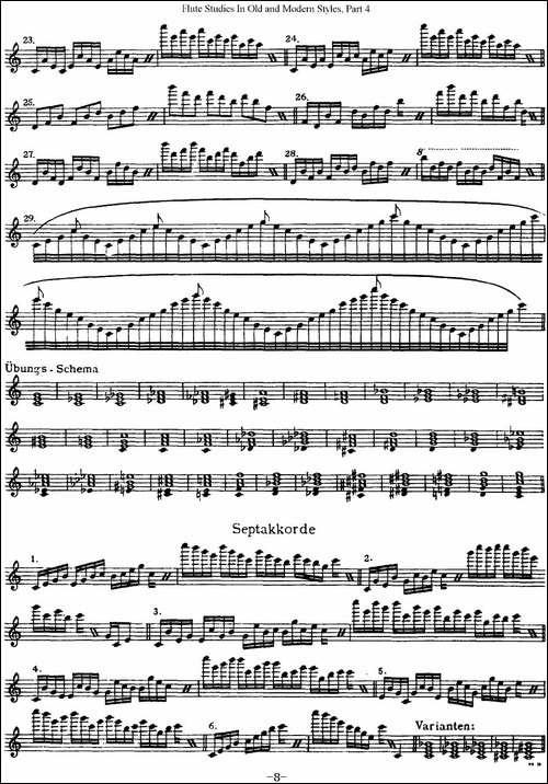 斯勒新老风格长笛练习重奏曲-第四-NO.24-长笛五线谱|长笛谱 - 图8 斯勒新老风格长笛练习重奏曲-第四-NO.24-长笛五线谱|长笛谱