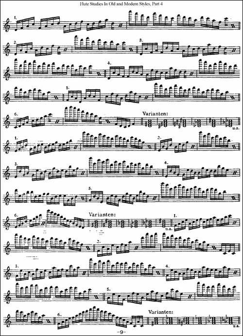 斯勒新老风格长笛练习重奏曲-第四-NO.24-长笛五线谱|长笛谱 - 图9 斯勒新老风格长笛练习重奏曲-第四-NO.24-长笛五线谱|长笛谱