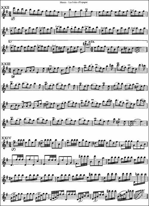 马瑞斯25首长笛小练习曲-NO.22-NO.25-长笛五线谱|长笛谱