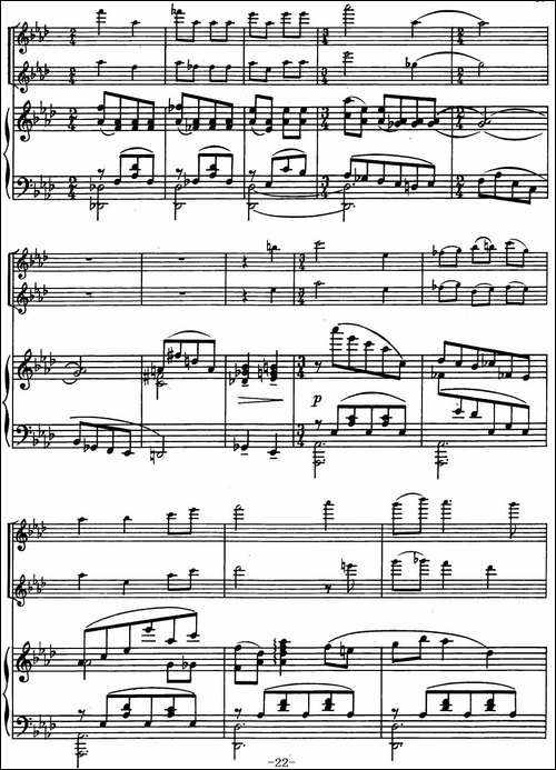 来自俄罗斯的2首长笛二重奏和1首长笛二重奏配钢-长笛五线谱|长笛谱