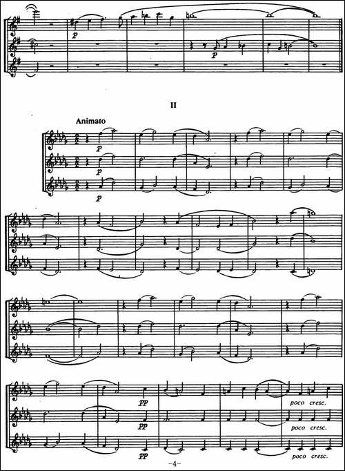 来自俄罗斯的2首长笛二重奏和1首长笛二重奏配钢-长笛五线谱|长笛谱