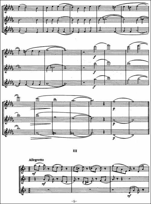 来自俄罗斯的2首长笛二重奏和1首长笛二重奏配钢-长笛五线谱|长笛谱