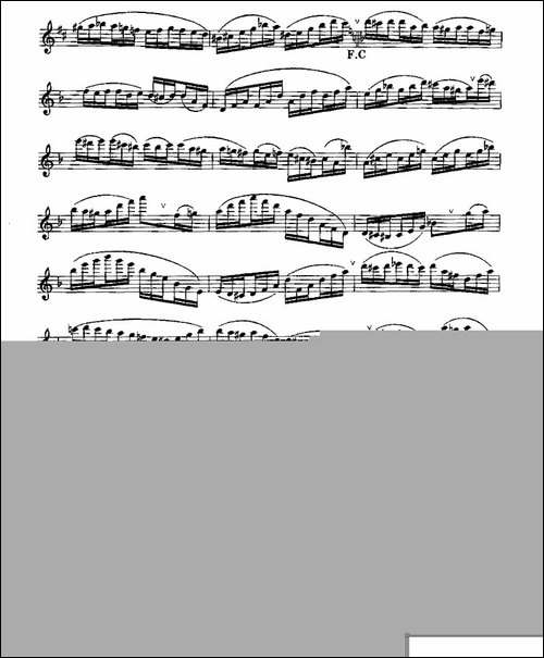 长笛八级考级曲谱-第一、二-长笛五线谱|长笛谱