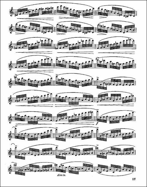 长笛八级考级曲谱-第一、二-长笛五线谱|长笛谱