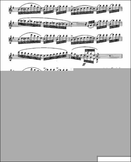 长笛九级考级曲谱-第四—1-长笛五线谱|长笛谱