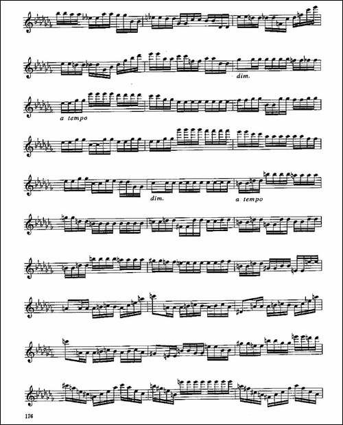 长笛九级考级曲谱-第一、二-长笛五线谱|长笛谱 - 图13 长笛九级考级曲谱-第一、二-长笛五线谱|长笛谱