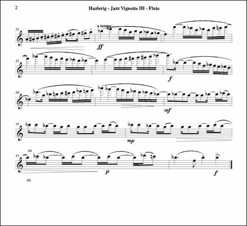 Three-jazz-vignettes-第三乐章-三重奏长笛分-长笛五线谱|长笛谱